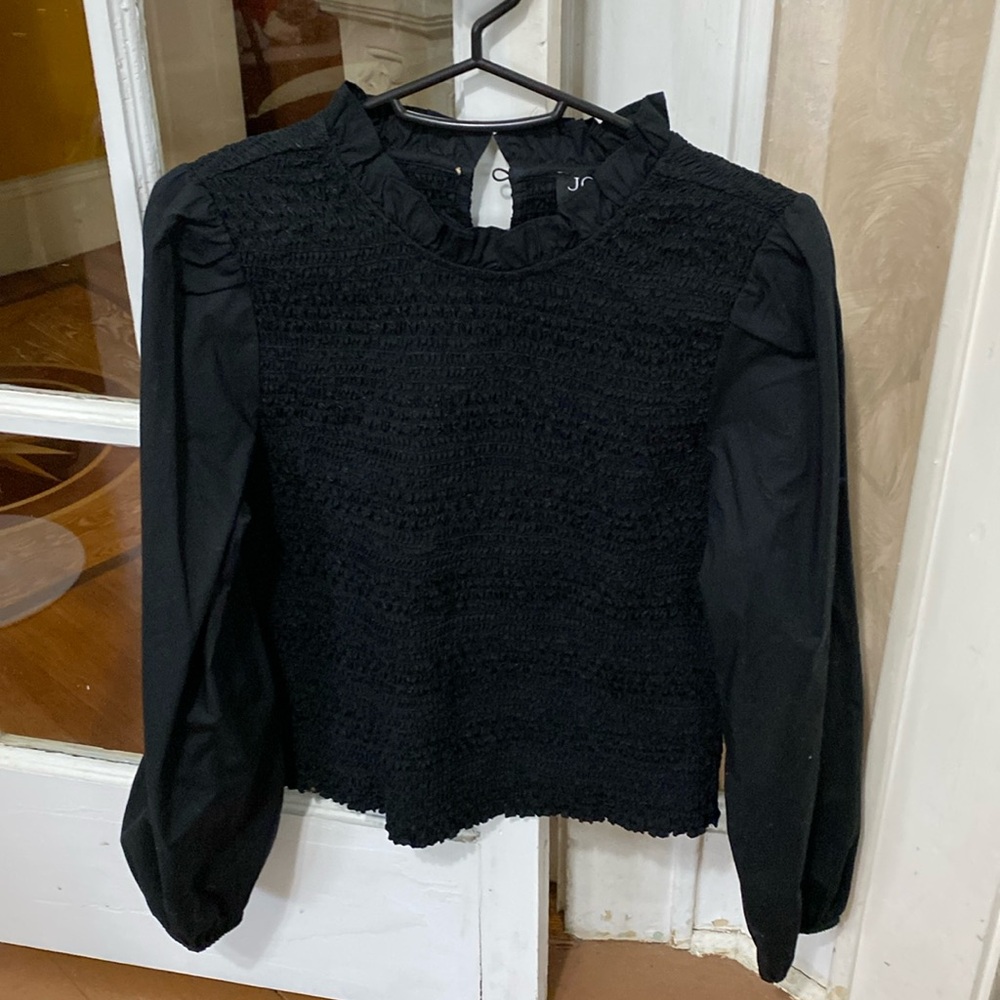 J.Crew stretch bodice organic cotton top